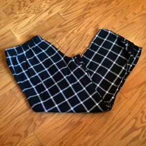 Simple Pleasures Black & White PJ Pants